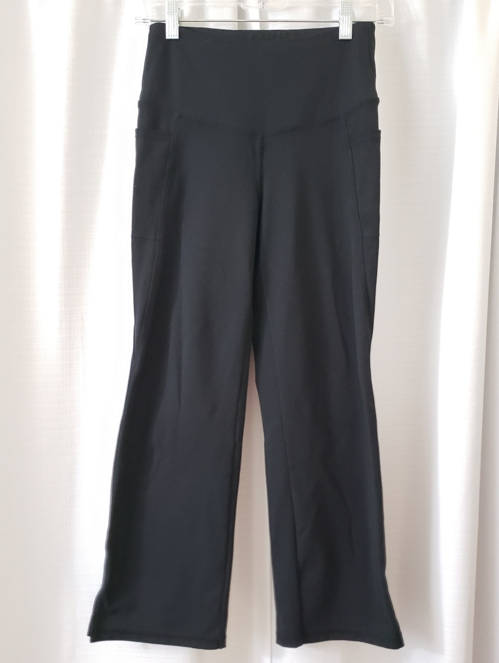Small Jockey Black Straight Leg Leggings With Pockets